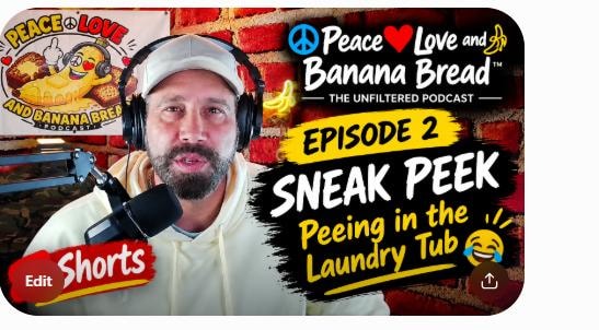 Sneak Peek: Peeing in the Laundry Tub